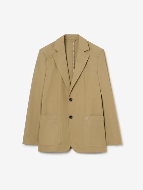 Burberry Technical Cotton Tailored Jacket