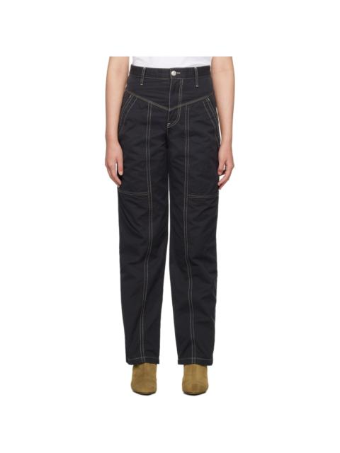 Isabel Marant Étoile Black Denzel Trousers