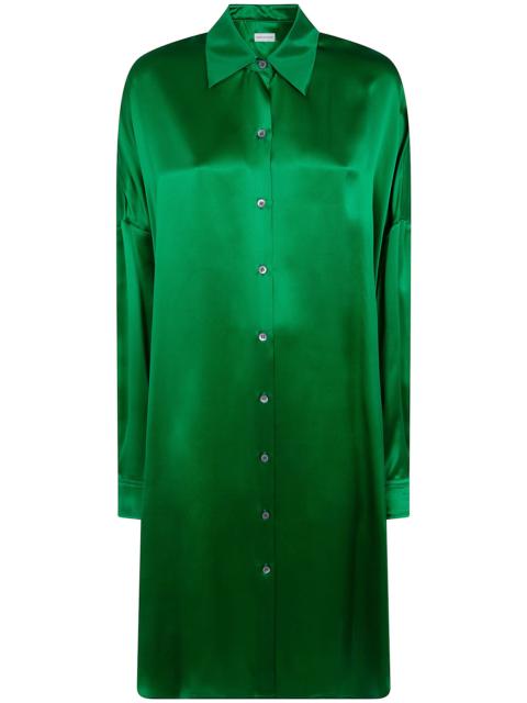 Dries Van Noten Dasia Long Classic Shirt Mini Dress