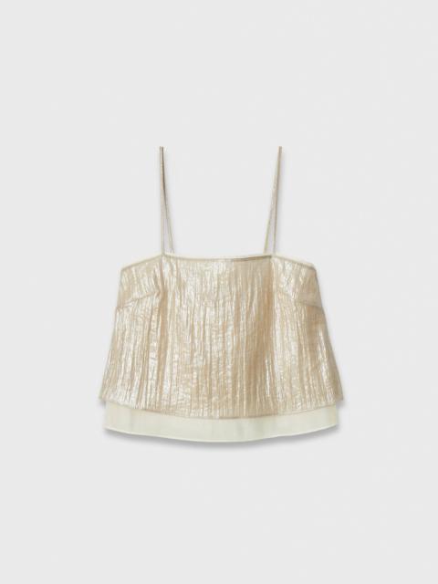 rag & bone Suki Crinkled Organza Cami