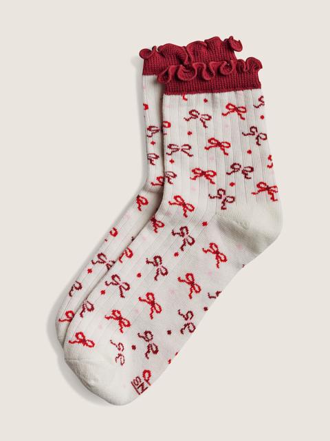 Vans Coquette Lettuce Half Crew Socks