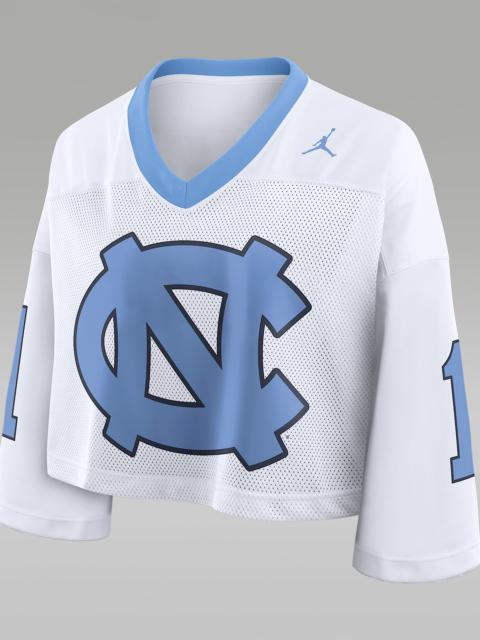 Jordan North Carolina Logo Women's Jordan Brand Dri-FIT College Cropped Jersey