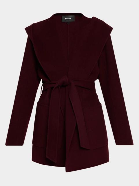 MACKAGE Paya Double-Face Wool Wrap Coat