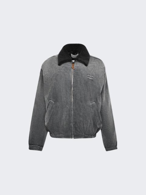 Miu Miu Corduroy Jacket Grey