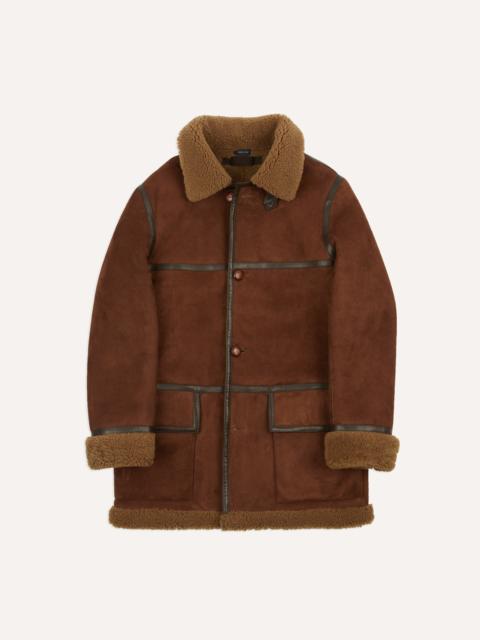 Drake's Shearling Car Coat