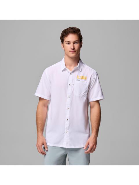 Columbia Men's Collegiate PFG Slack Tide Camp Shirt - LSU