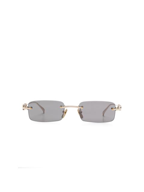 GUCCI rectangle-frame sunglasses
