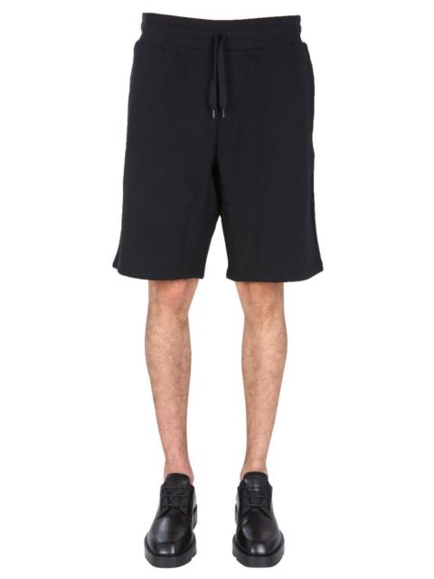 Moschino MOSCHINO BERMUDA WITH LOGO EMBROIDERED