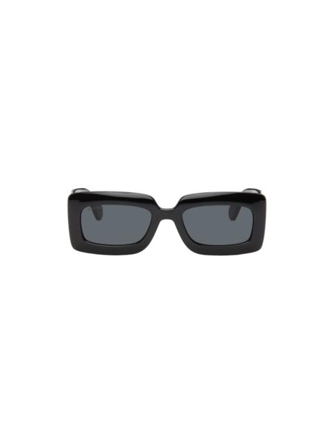 GUCCI Black Rectangular Sunglasses