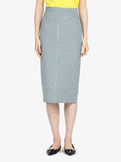 N°21 GINGHAM PRINT MIDI SKIRT