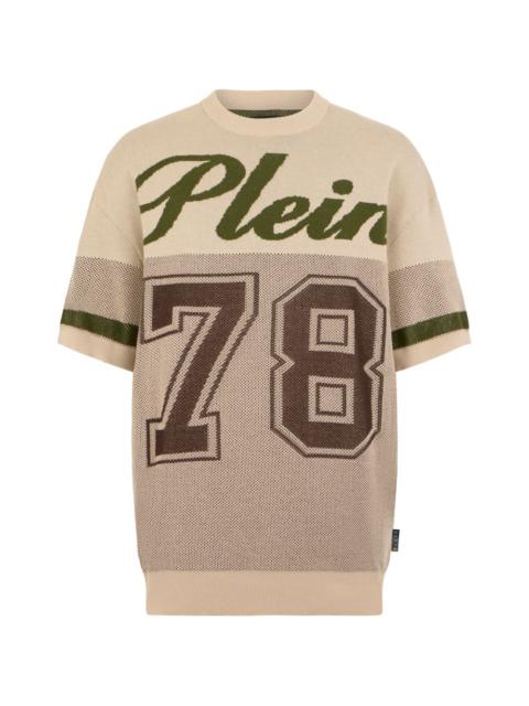 PHILIPP PLEIN round-neck number-detail T-shirt