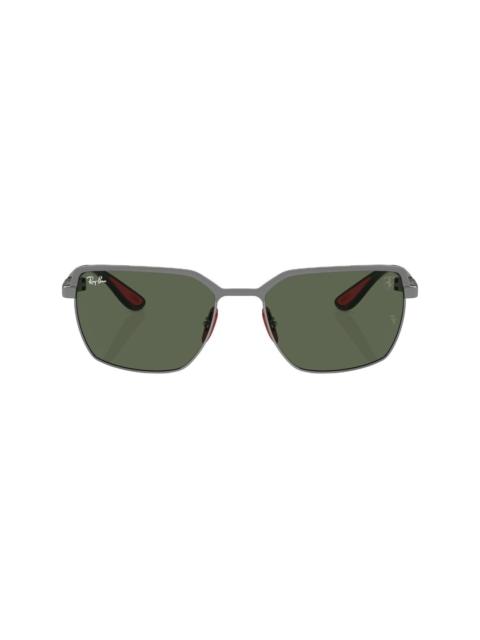Ray-Ban x Scuderia Ferrari square-frame sunglasses