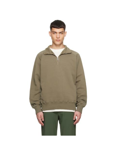 【関税込み】Les Tien ベージュ Yacht プルオーバー LES TIEN Beige Yacht Sweater | REVERSIBLE