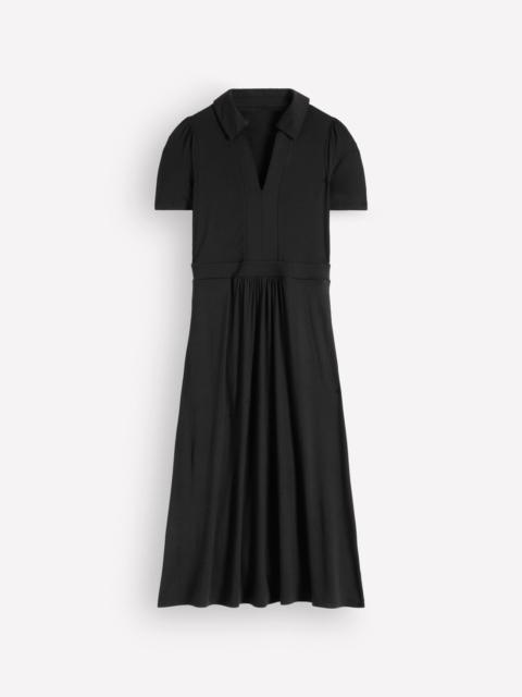 BODEN Heidi Jersey Midi Tea Dress-Black