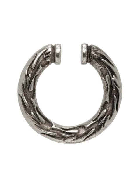 【KUSIKOHC】SILVER FLAME EAR CUFF FLAME EARCUFF