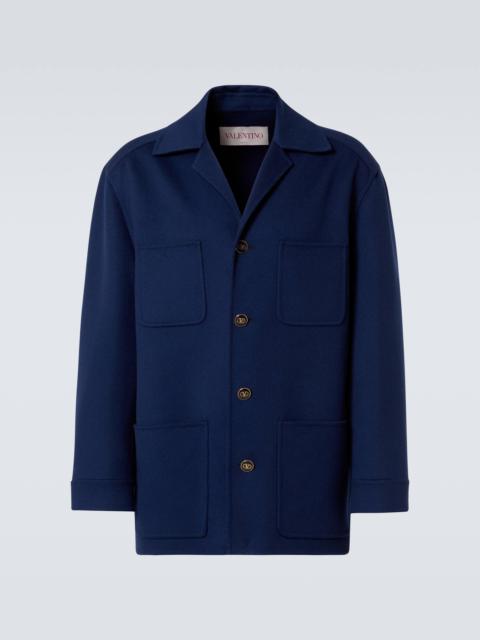 Valentino Wool and cashmere overshirt