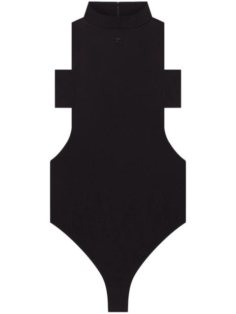 courrèges Mock-neck Bodysuit