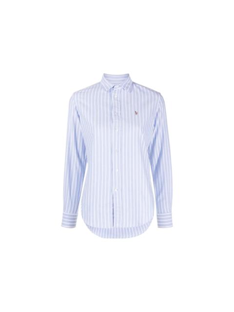 Polo Ralph Lauren Polo Ralph Lauren 40/1 Ctn Oxford-Ls Crlte St-Long Sleeve-Button Front Shirt Hib/White