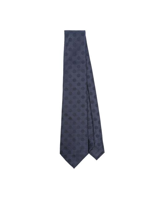 GIORGIO ARMANI logo-jacquard tie