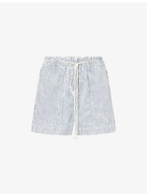 Rails Foster Stripe Cotton-Blend Shorts