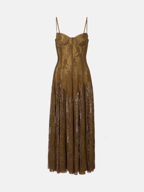 NORMA KAMALI Lace midi dress