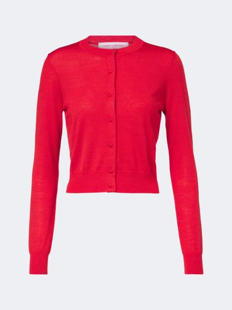 CAROLINA HERRERA Wool and silk-blend cardigan