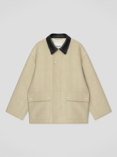 Nanushka Bonded Linen Jacket
