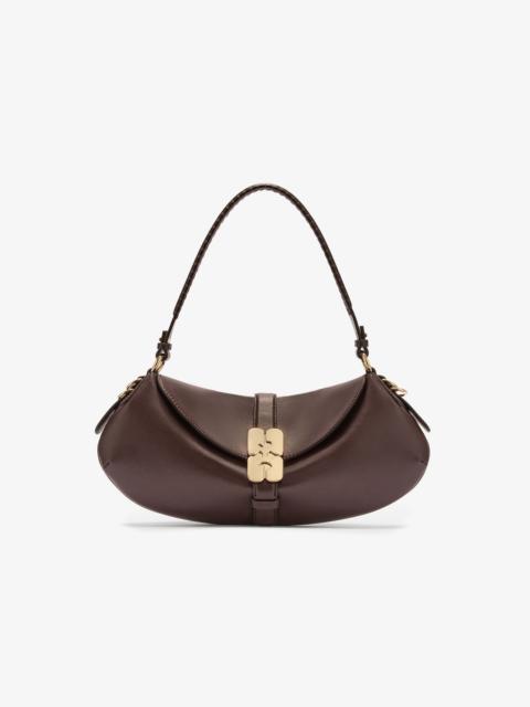 GANNI B-KAT BAG IN BROWN