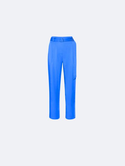 LAPOINTE Satin Belted Cropped Pant
