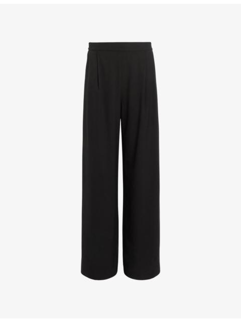 ALLSAINTS Aleida Wide-Leg Mid-Rise Woven Trousers