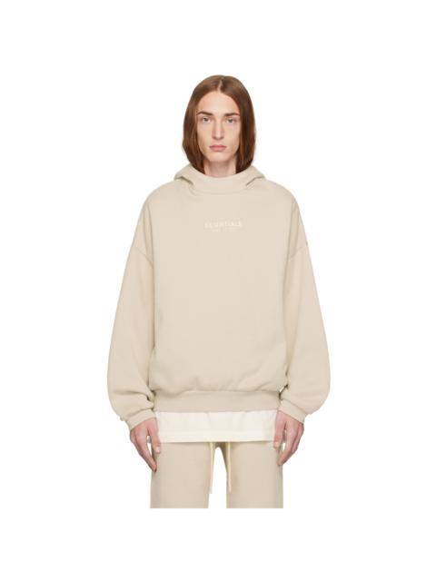 Fear of God ESSENTIALS: Taupe Bonded Hoodie