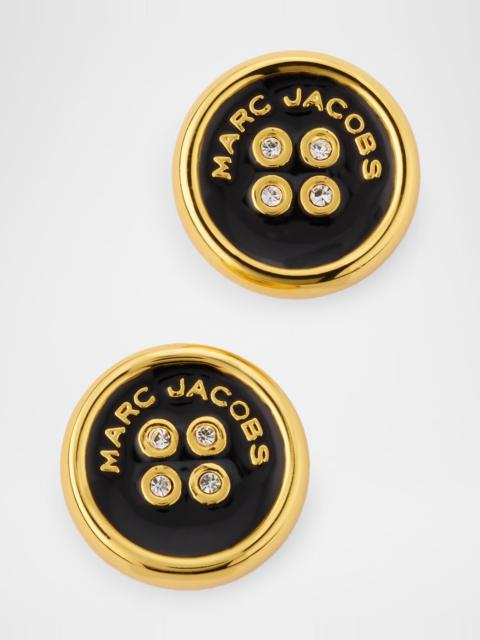 Marc Jacobs Button Stud Earrings