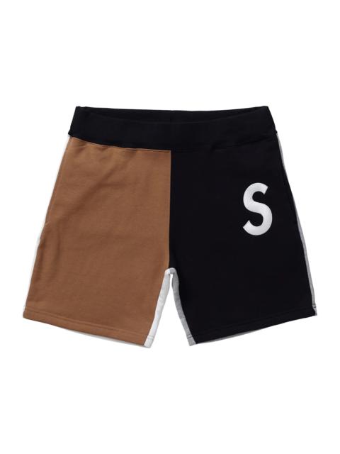 Supreme Supreme S Logo Colorblocked Sweatshort Black