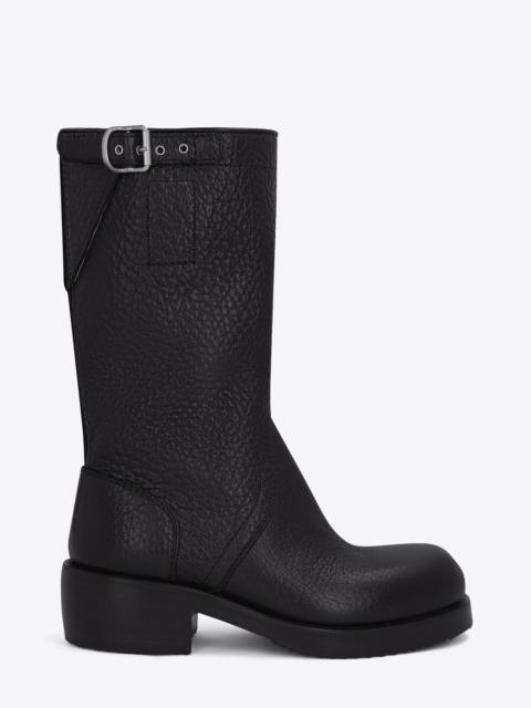 Dries Van Noten LEATHER BIKER BOOTS