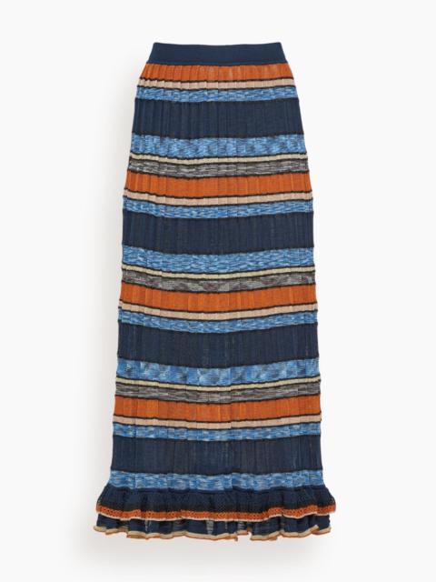 ULLA JOHNSON Seraphine Skirt in Adriatic