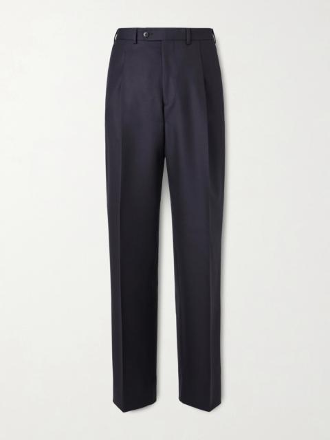 SAMAN AMEL Amo Straight-Leg Cotton-Blend Suit Trousers
