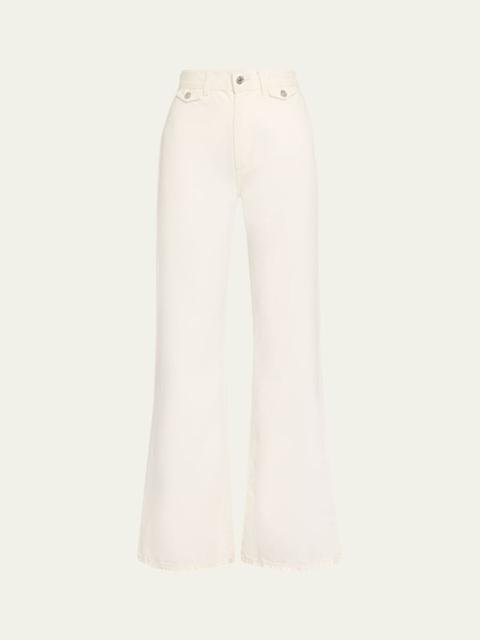 NILI LOTAN Edira High-Rise Wide-Leg Jeans