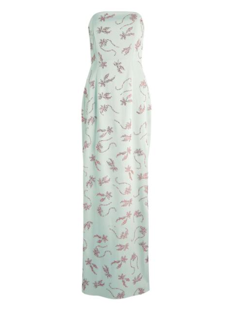 16ARLINGTON Frasia embellished strapless maxi dress