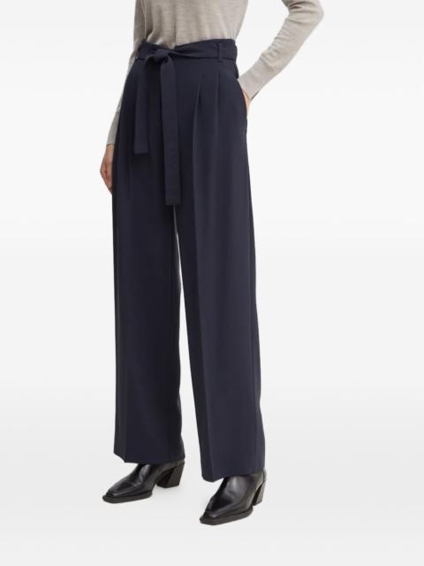 BOSS Tapiana belted pleated trousers