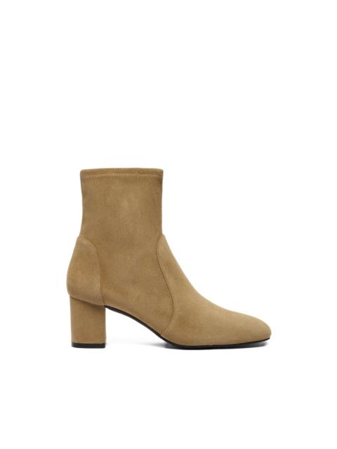 Stuart Weitzman Lucie almond toe booties