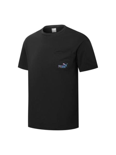 PUMA PUMA Skb Pocket Logo Tee 'Black' 671962-01