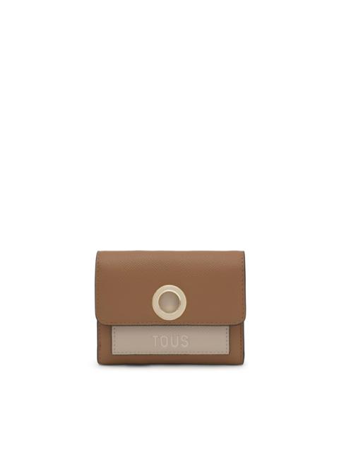 TOUS Earth-colored Wallet TOUS Poppy