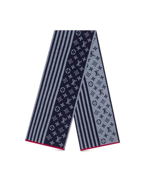 Louis Vuitton Monogram Stripes Knit Scarf