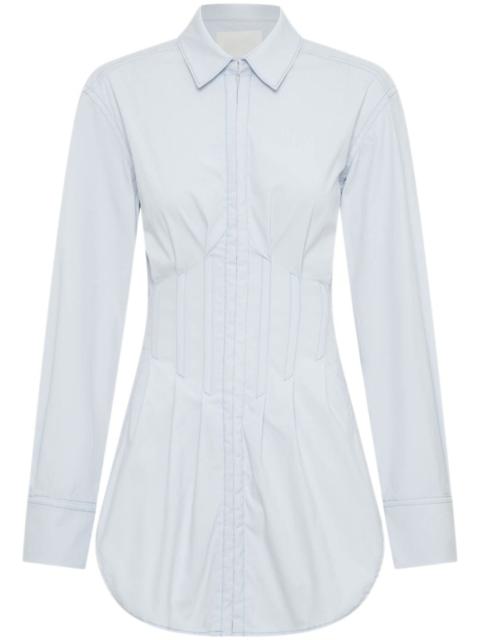 Dion Lee corset-style poplin shirtdress