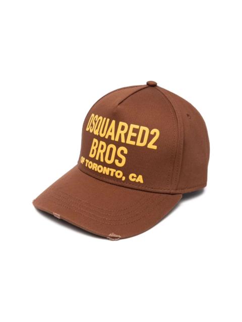 DSQUARED2 logo-print baseball cap