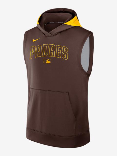 Nike San Diego Padres Authentic Collection Men’s Nike Dri-FIT MLB Sleeveless Pullover Hoodie