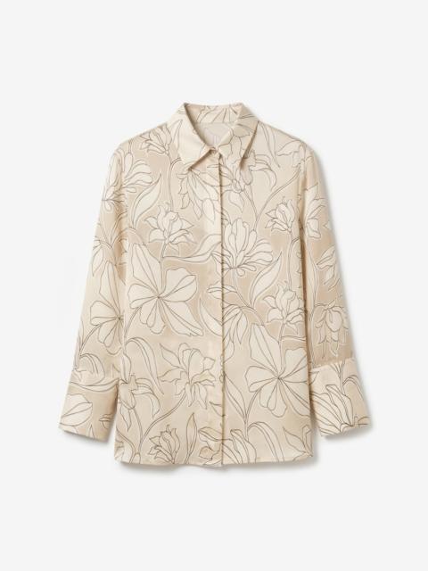 M.M.LaFleur Elton Apèro Blouse - Printed Burnout