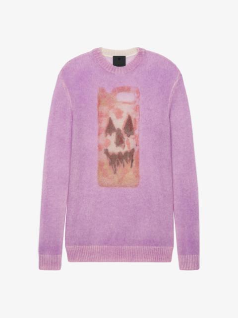 Givenchy OVERSIZED SWEATER IN WOOL WITH CERAMIC PRINTS