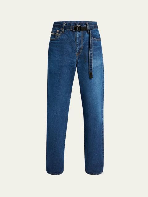 sacai Men's BEYONDEXX Cotton Denim Jeans