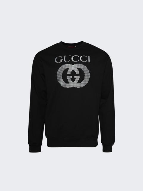 GUCCI Heavy Felted Sweatshirt Black